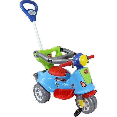 Triciclo Avespa Colorido 25KG C/SOM