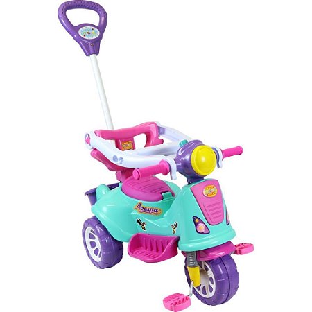 Triciclo Avespa PINK 25KG C/SOM Maral