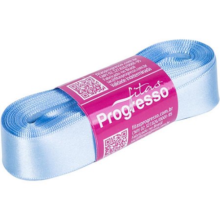 Fita de Cetim 22MM 10M. Azul Celeste 246