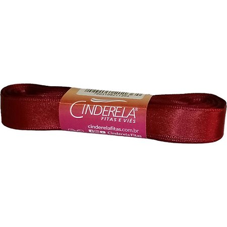 Fita de Cetim 15MM 10M. Vinho