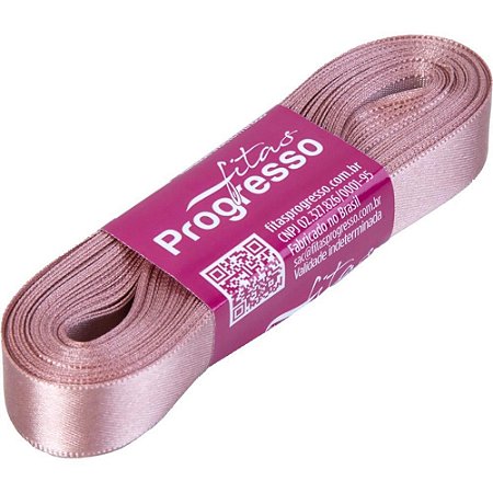 Fita de Cetim 15MM 10M. Rosa Velho