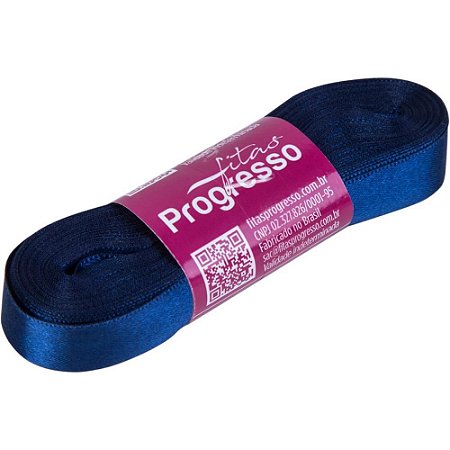 Fita de Cetim 15MM 10M. Azul Marinho 215