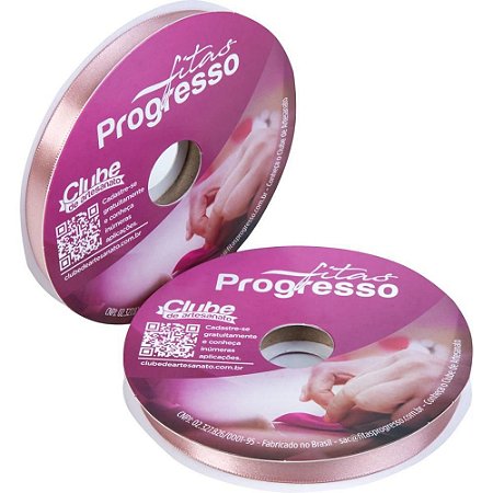 Fita de Cetim 10MM 50M. Rosa Velho