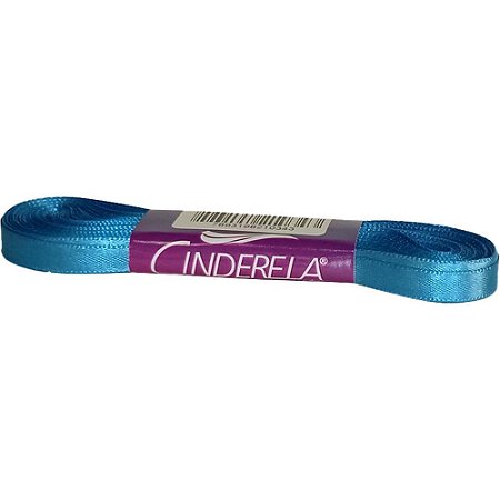 Fita de Cetim 07MM 10M. Turquesa