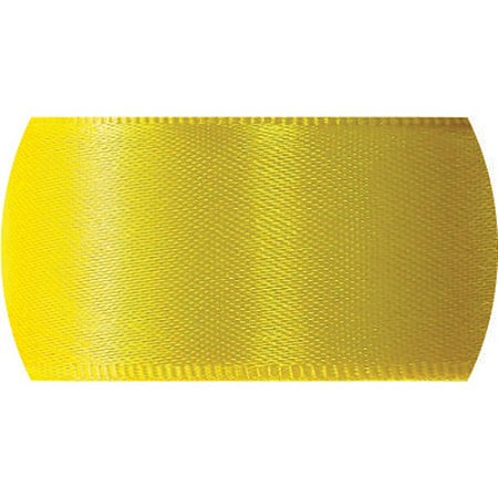 Fita de Cetim 07MM 10M. Amarelo Gema 763