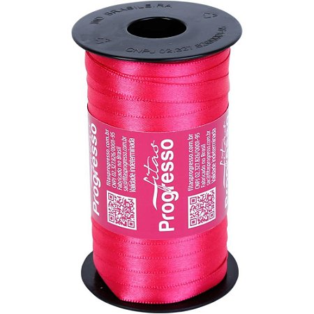 Fita de Cetim 07MM 100M. PINK 303