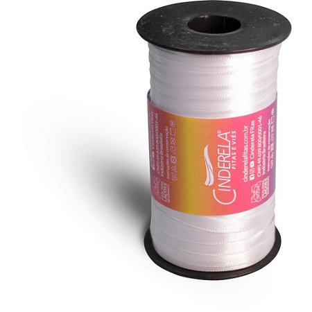 Fita de Cetim 07MM 100M. Branca