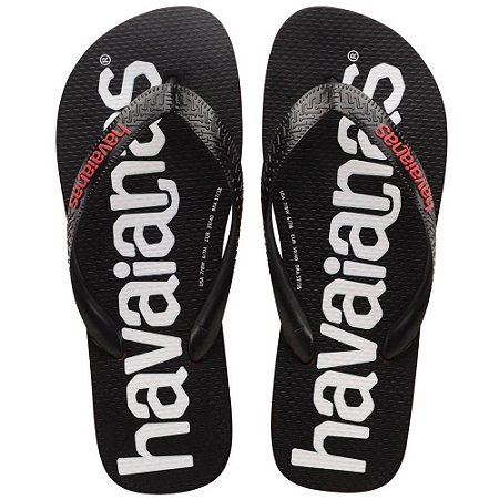 Chinelo Havaianas Unissex TOP Logo Mania 2 37/8 Vermelho