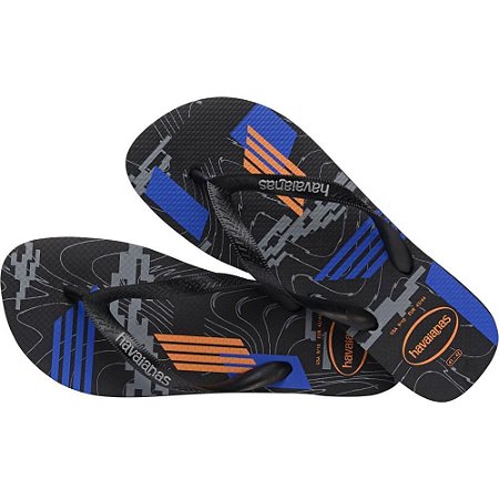 Chinelo Havaianas Masculino TREND 43/4 PRETO/CINZA ACO