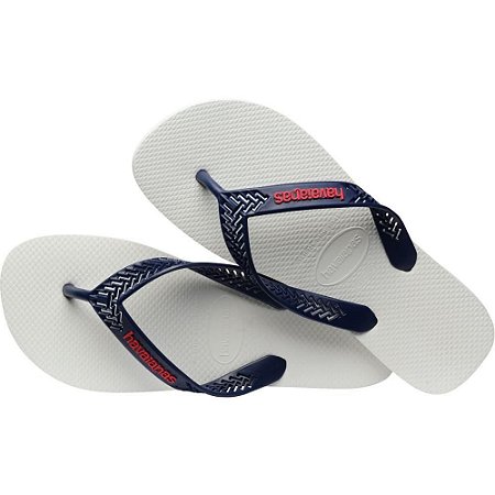 Chinelo Havaianas Masculino Power LIGHT Solid 45/6 Branco