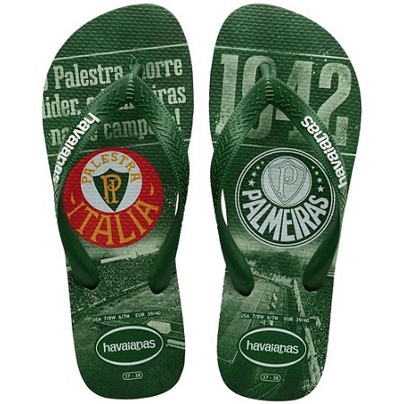 Chinelo Havaianas Licenciado TOP Palmeiras 43/4 Amazonia