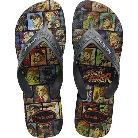 Chinelo Havaianas Licenciado TOP MAX Street Fighter 41/2 CZ