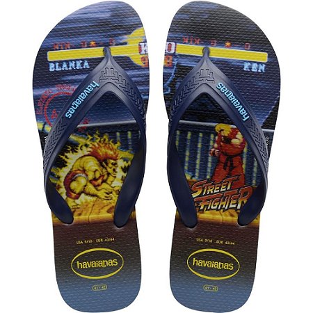 Chinelo Havaianas Licenciado TOP MAX Street Fighter 39/0 MA