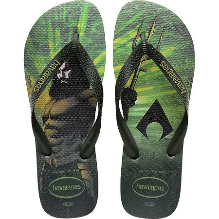 Chinelo Havaianas Licenciado TOP Herois DC 37/8 Amazonia
