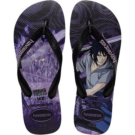 Chinelo Havaianas Licenciado Naruto 37/8 Preto