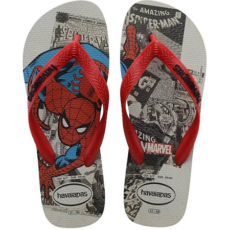 Chinelo Havaianas Licenciado Marvel Classics 41/2 Preto