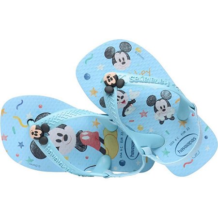 Chinelo Havaianas Infantil BABY Disney Classics 20 Azul