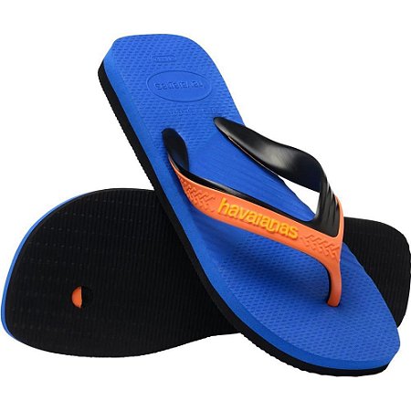 Chinelo Havaianas Masculino Dual 39/0 Azul Estrela