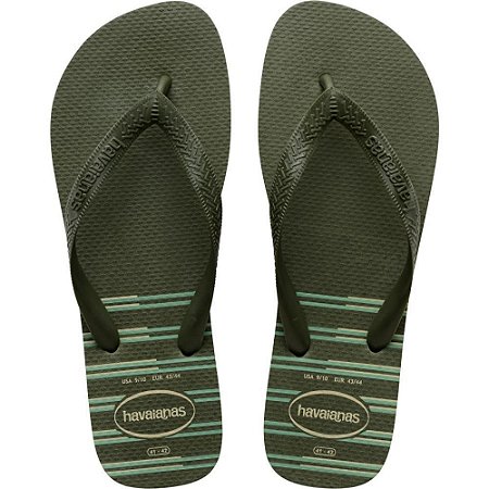 Chinelo Havaianas Masculino TOP Basic 41/2 Musgo