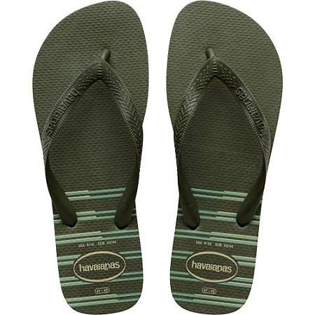 Chinelo Havaianas Masculino TOP Basic 43/4 Musgo