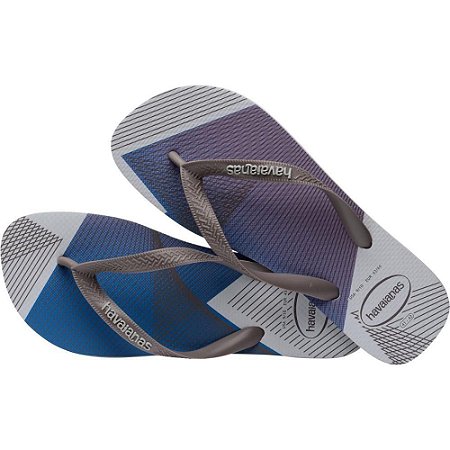 Chinelo Havaianas Masculino TREND 39/0 Cinza Gelo