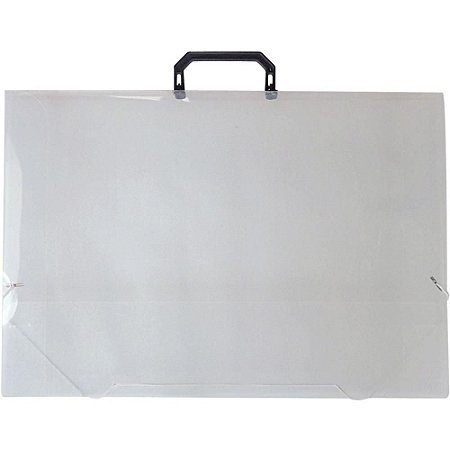 Maleta Plastica com ALCA A3 Cristal 23MM
