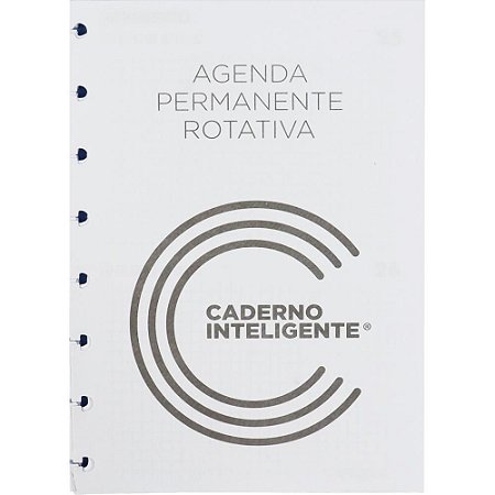 Caderno Inteligente Refil A5 Agenda PERM 90G. 100FLS.