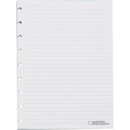 Caderno Inteligente Refil Medio Pautado 90G. 50FLS.
