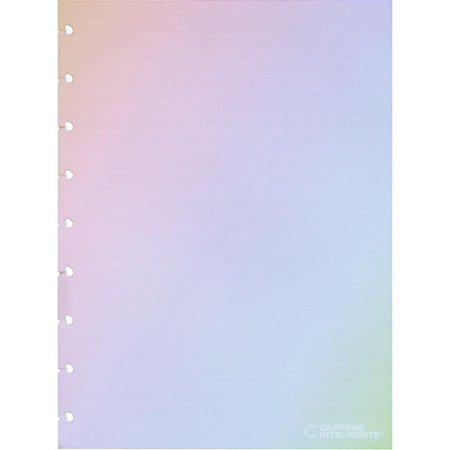 Caderno Inteligente Refil Medio Rainbow 120G.30FLS.
