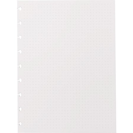 Caderno Inteligente Refil Medio Pontilhado 120G. 30FLS.