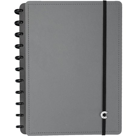 Caderno Inteligente Grande Basic GREY 80FLS.