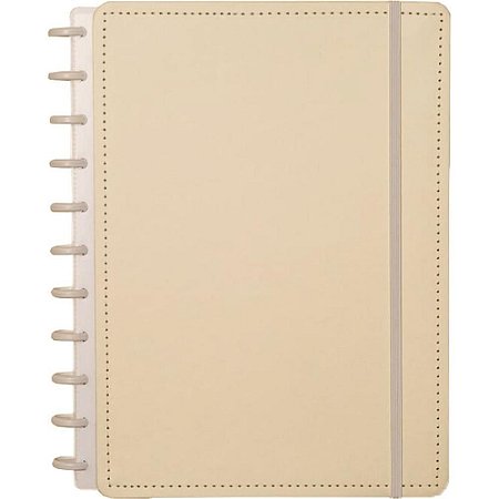Caderno Inteligente Grande Amarelo Pastel 80F