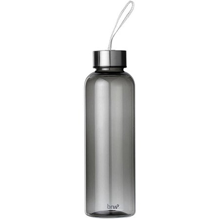 Garrafa Plastica C/ALCA 500ML Cinza