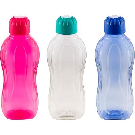Garrafa Plastica PET TRANSL. Lisa RETANG.520ML