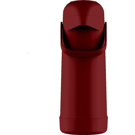 Garrafa Termica Pressao Magic PUMP Vermelha 1L