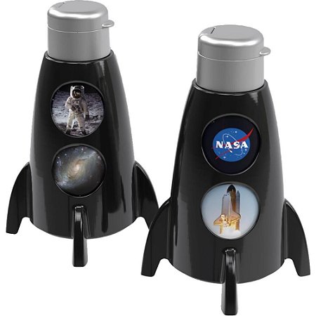 Garrafa Plastica Foguete Nasa 320ML