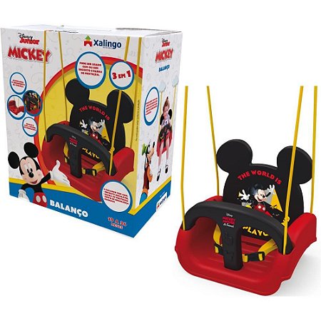 Brinquedo para Playground Balanco Mickey PRETO/VERM