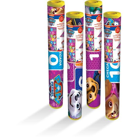 Brinquedo Pedagogico EVA Patrulha Canina Amarelinha (7898125112462)