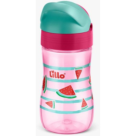 Copo Treinamento Evolution C/CANUDO 300ML Rosa