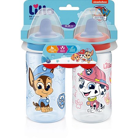 Copo Treinamento Patrulha Canina 300ML PACK C/2 - Lillo