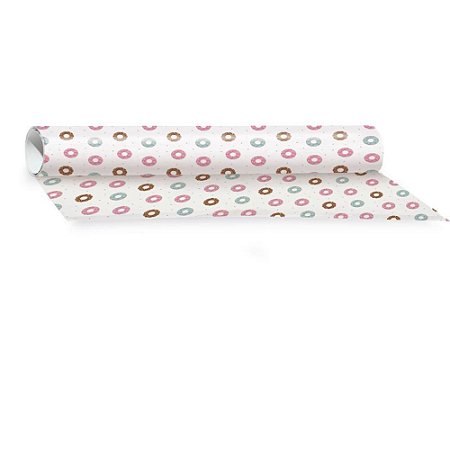 Papel Manteiga Decorado Donuts 50X10CM