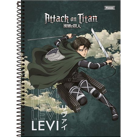 Caderno 01X1 Capa Dura ATTACK ON Titan 80FLS PCTE C/4