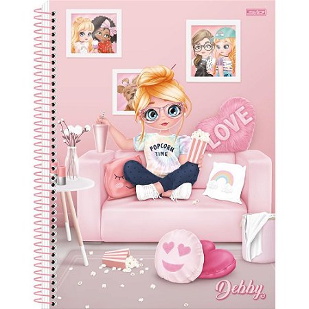 Caderno 01X1 Capa Dura DEBBY 80F PCT.C/04