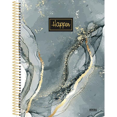 Caderno 01X1 Capa Dura Happen 80F