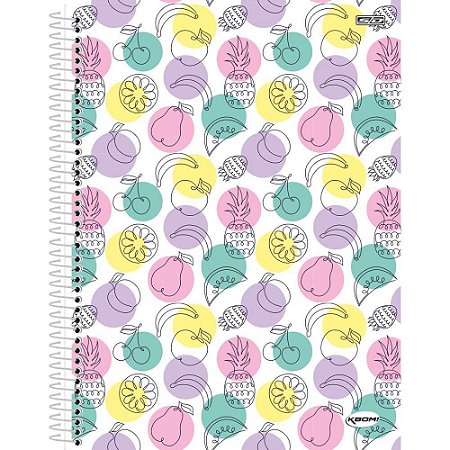 Caderno 01X1 Capa Dura KBOM Feminino 96F