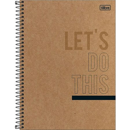 Caderno 01X1 Capa Dura Kraftwork 80FLS.