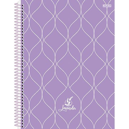 Caderno 01X1 Capa Dura Lavender 80F