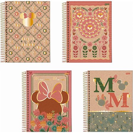 Caderno 01X1 Capa Dura Mickey.minnie ARTS KRAFT 80FLS  PCT.C/04