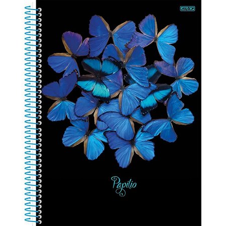 Caderno 01X1 Capa Dura Papilio 80F