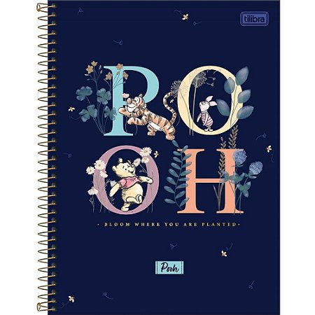 Caderno 01X1 Capa Dura Pooh 80FLS.